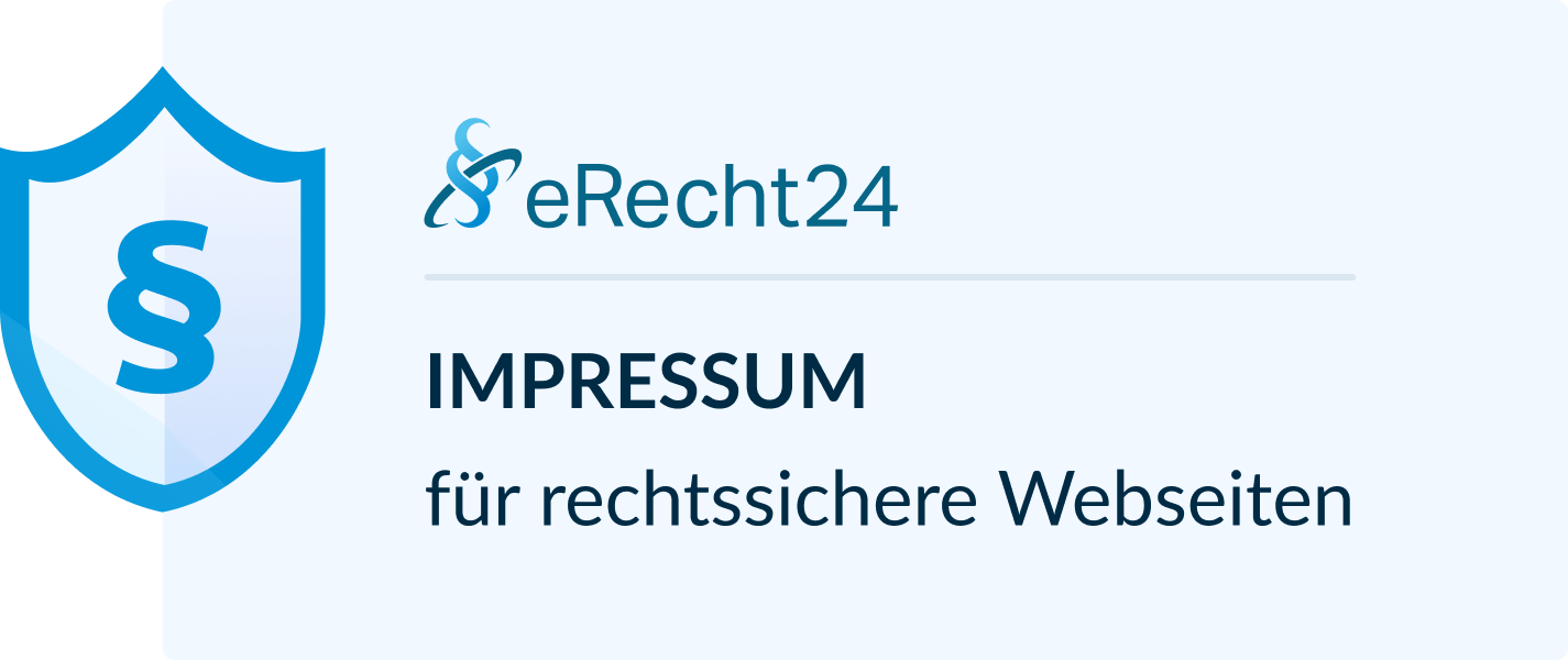 Impressum geprüft von eRecht24
